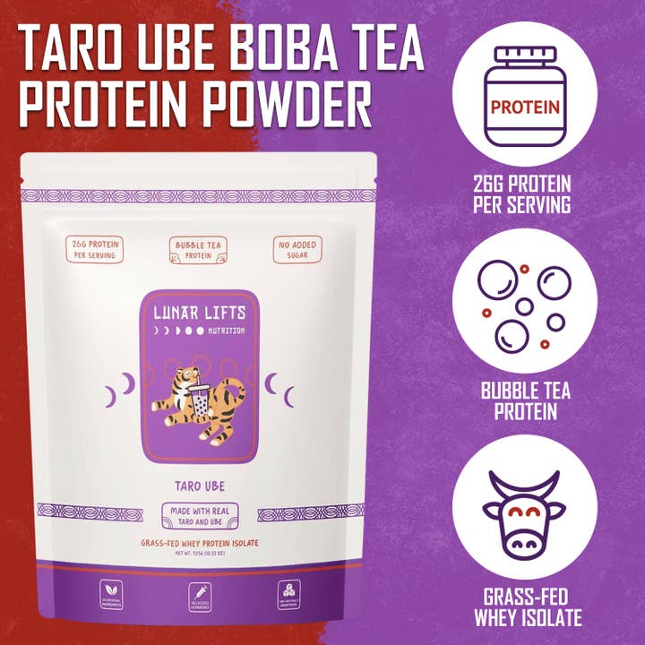 Lunar Lifts Nutrition – Engroshandel Protein-/superfoodpulver – Taro Ube proteinpulver med græsfodret valleisolat til Boba-te4