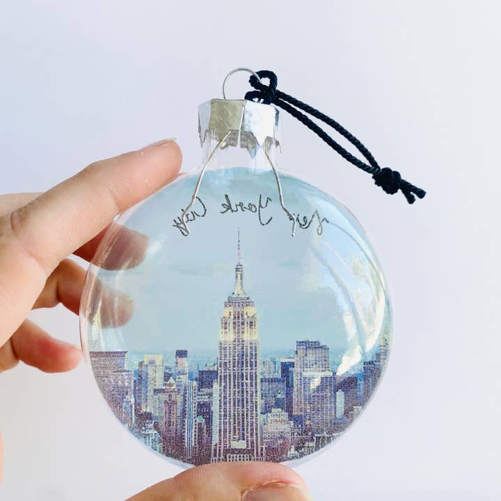 Skel & Co - Wholesale Ornament - New York Empire State Building See-Through Glass Ornament4
