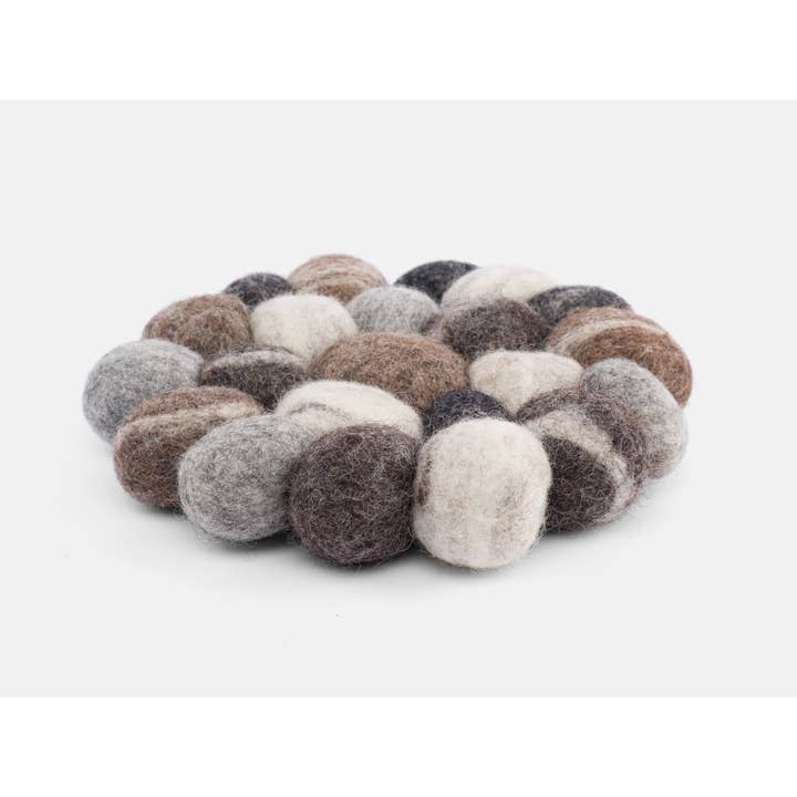 myfelt - Wholesale Trivet - Hardy round trivet 100% wool1