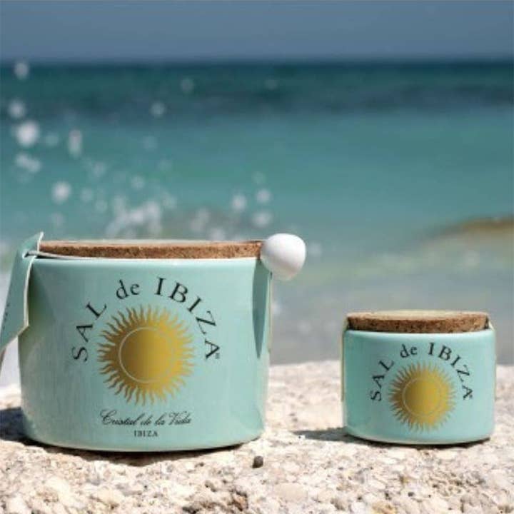 Made in Spain - Wholesale Salt - Flor de Sal from Ibiza (Mini Ceramic Pot)1