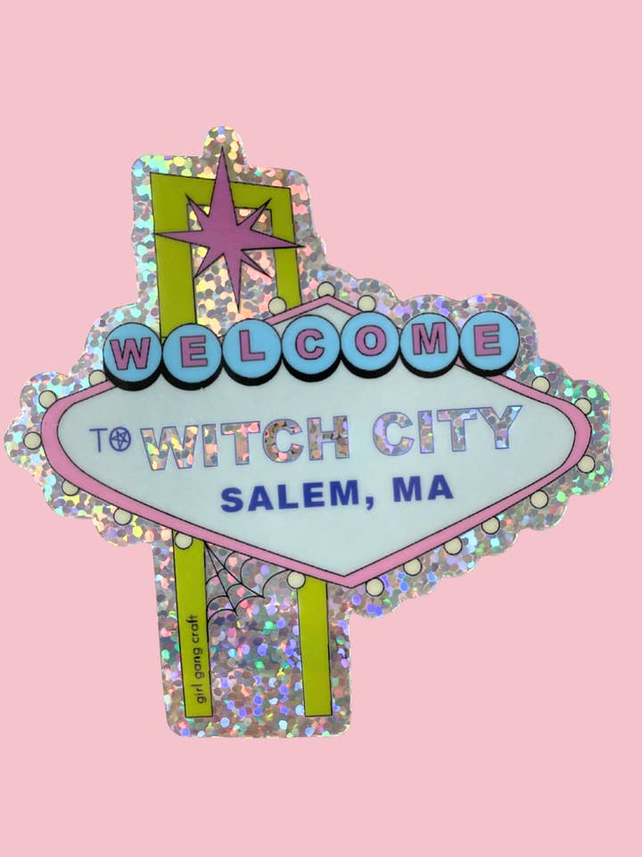 Witch City Sticker for wholesale by Girl Gang Craft