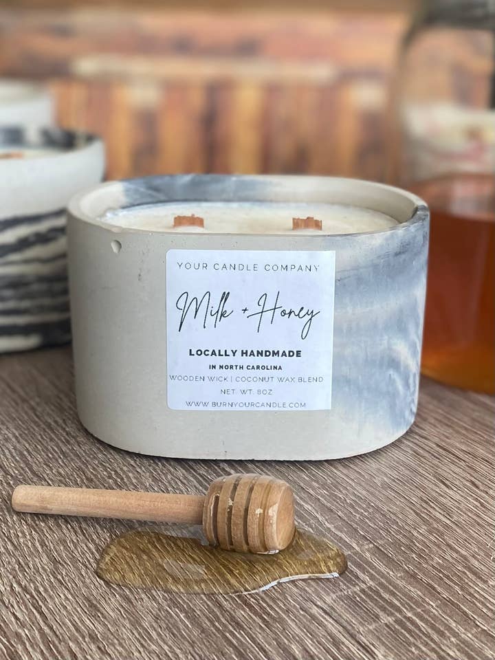 Milk + Honey for wholesale by Your Candle Company