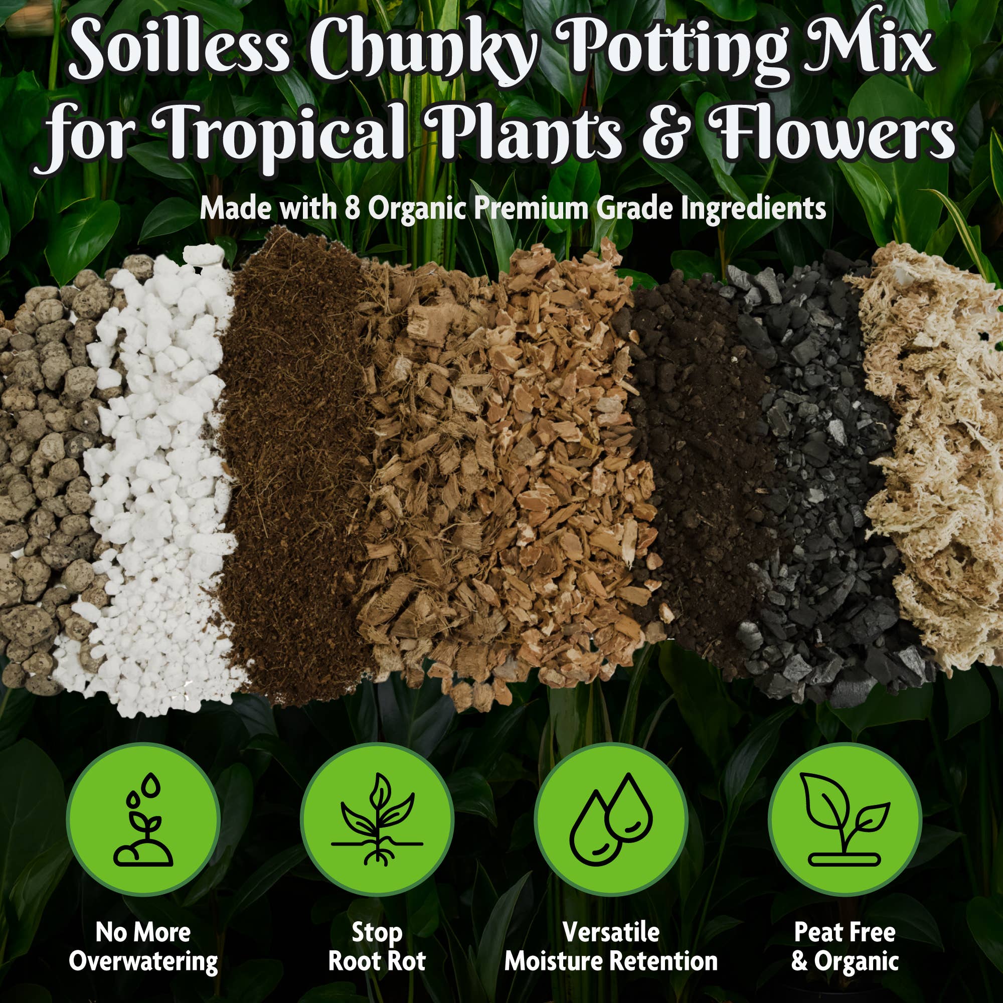 HydraGarden - Wholesale Planting/Potting Soil - Forbidden Cereal Soilless Chunky Houseplant Potting Mix7