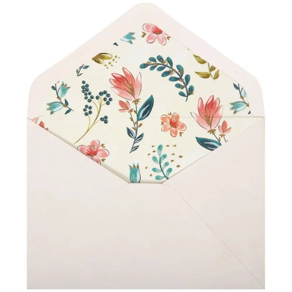 NIQUEA.D - Wholesale Stationery/Notecard Set - Peach Melba Writing Set3