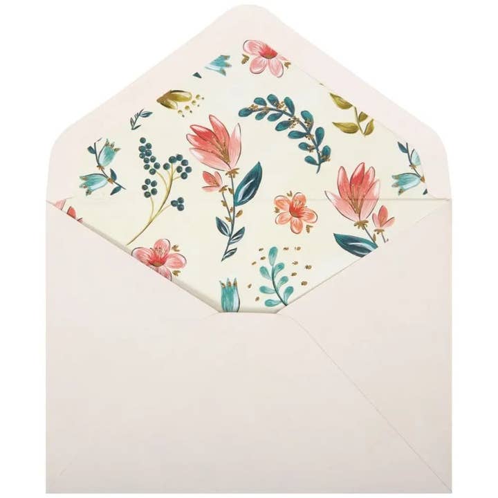 NIQUEA.D - Wholesale Stationery/Notecard Set - Peach Melba Writing Set3