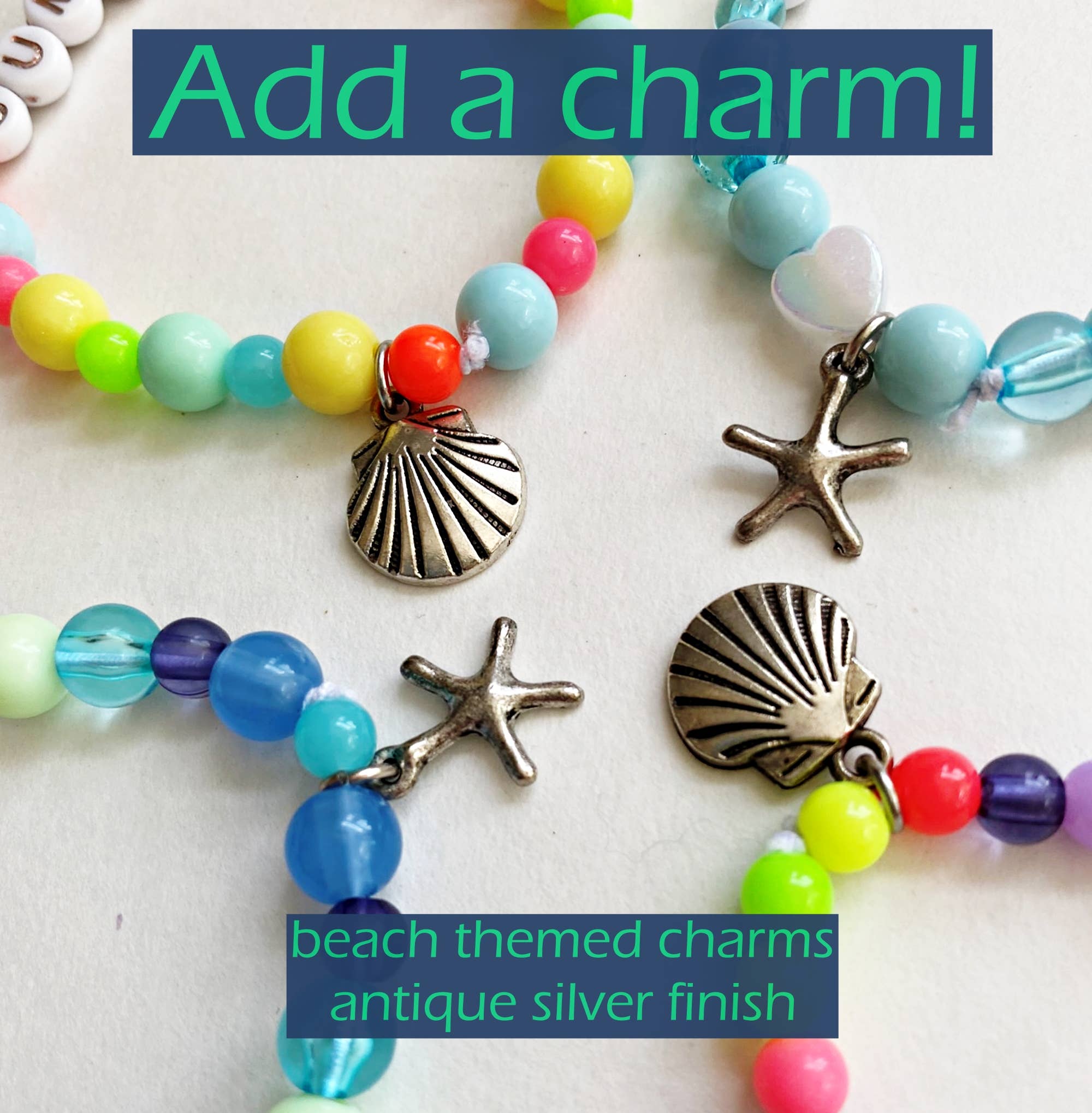 Tanner Glass - Wholesale Beaded Bracelet - Beaded Bracelets: Beach Themes6