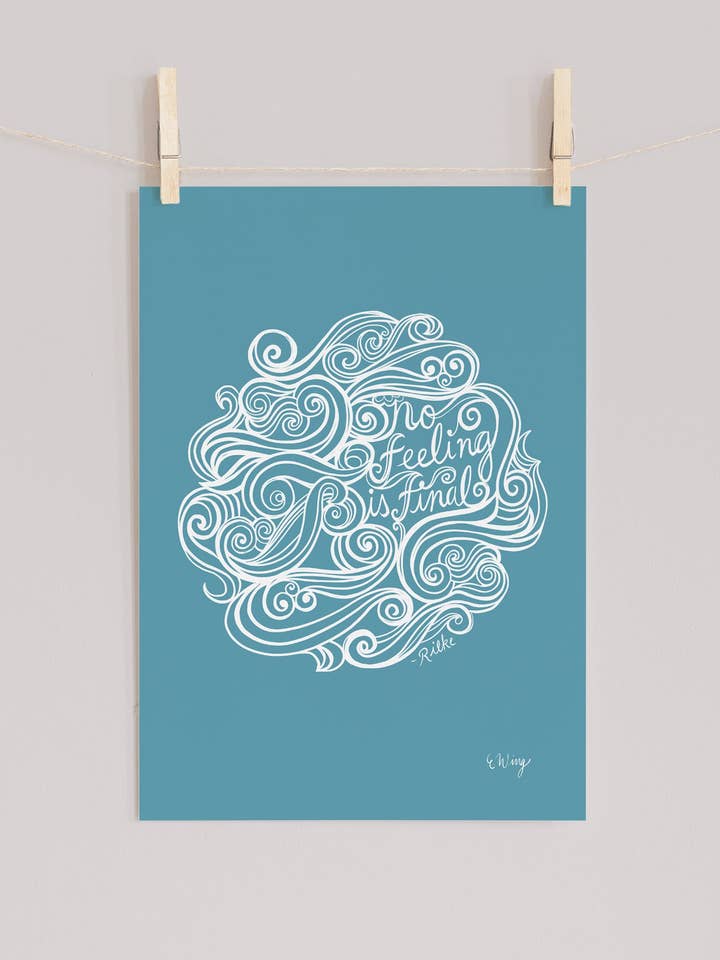 No Feeling is Final Art Print pour la vente par Wingmade