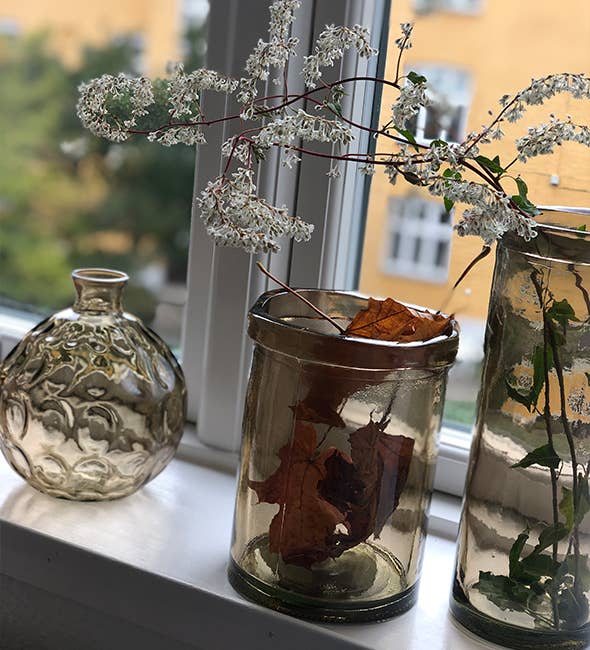 Lübech Living – Vaso por atacado – Vaso Barcelona em vidro reciclado champanhe3