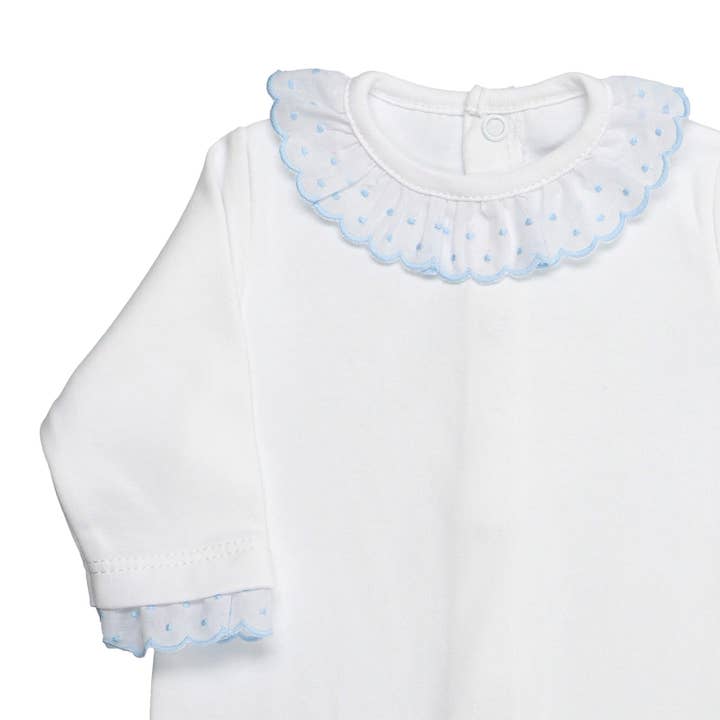 Bean Baby Clothes - Wholesale Jumpsuit - Baby - BabyGrow with Lace Collar made in Cotton