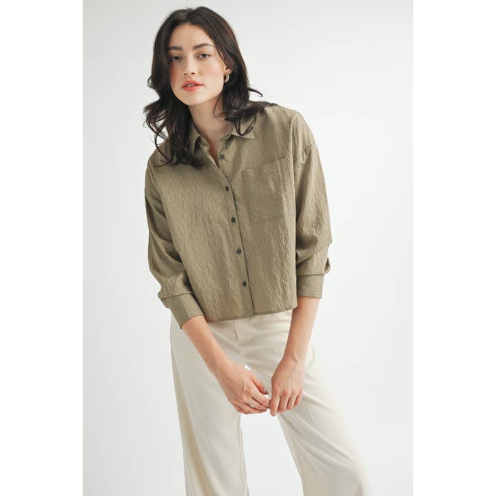 CHEMISE COURTE À RAYURES pour la vente par FUN2FUN