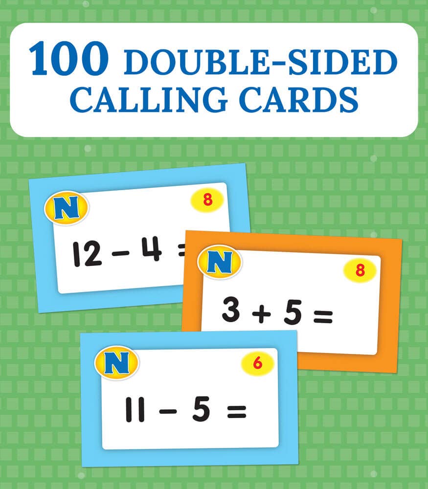 Carson Dellosa Education - Vente Jeux de société - Bingo avec addition et soustraction2