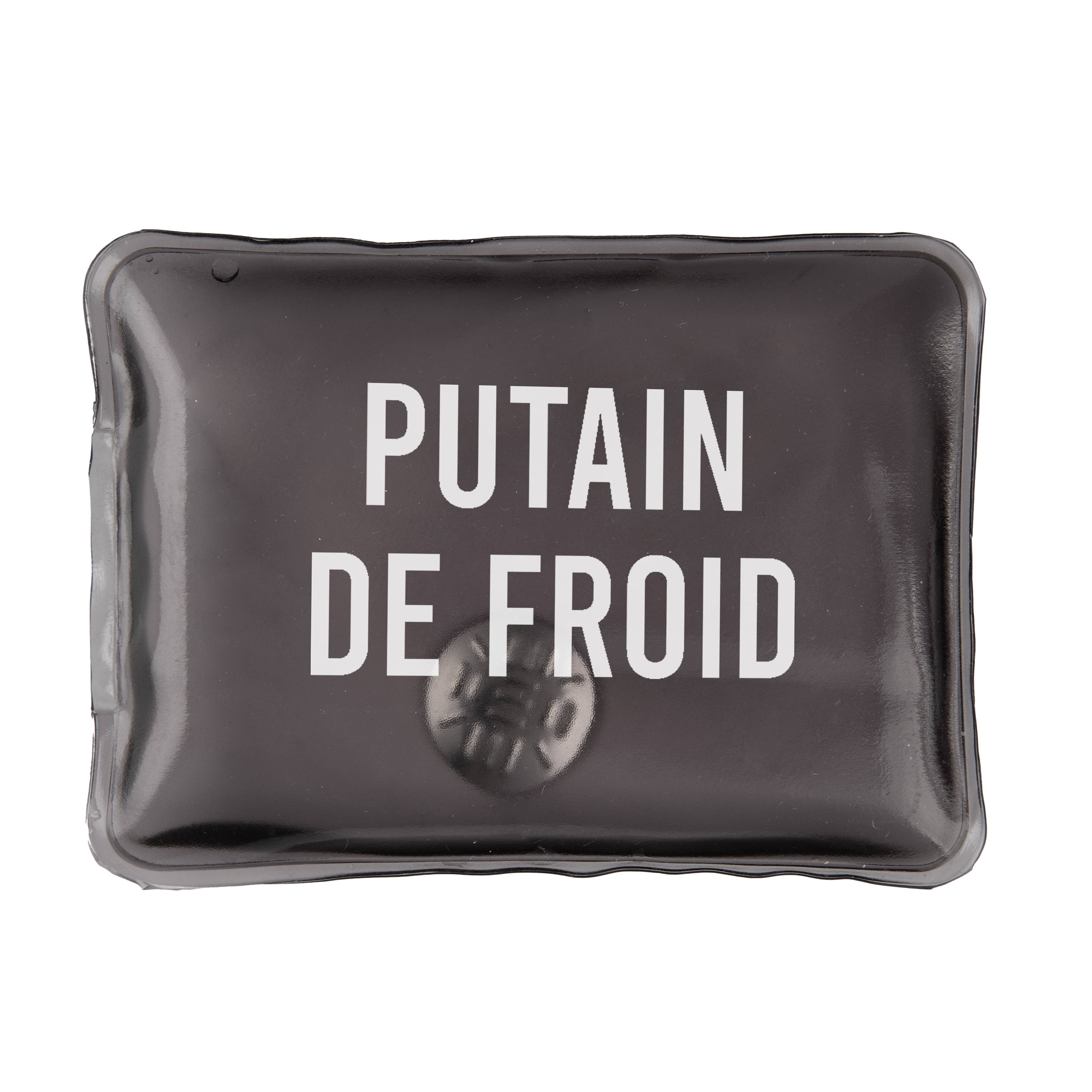 Fisura - Wholesale Hand Warmer - "Putain de Froid" Hand Warmer Black0
