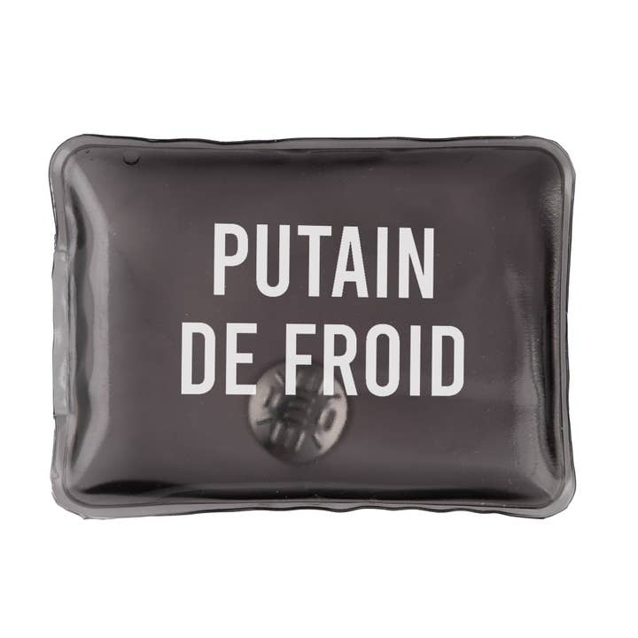 Fisura - Wholesale Hand Warmer - "Putain de Froid" Hand Warmer Black