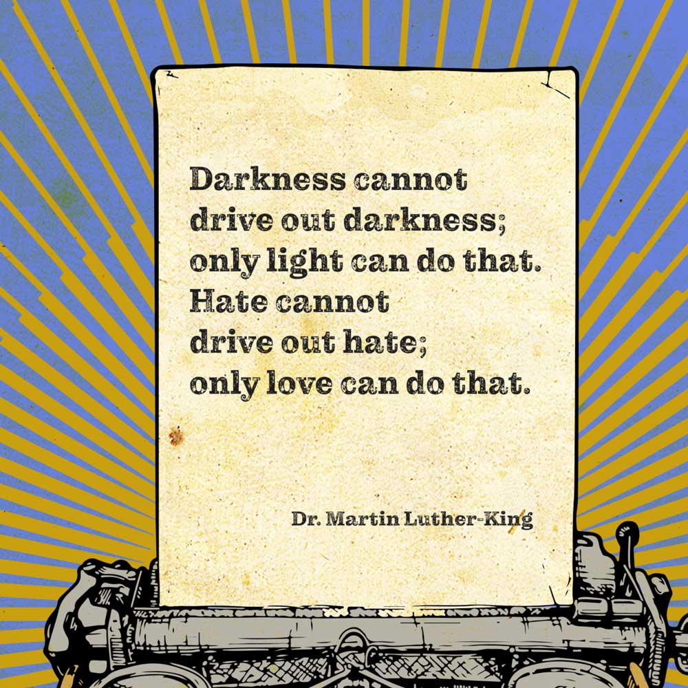 The Northern Line – wholesale Art print – Martin Luther King Jr. - Literary Quote Print3