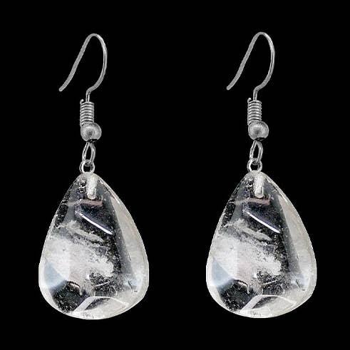 Orecchini al quarzo fumé Gota BP per la vendita all'ingrosso da parte di Vives de la Cortada S.L