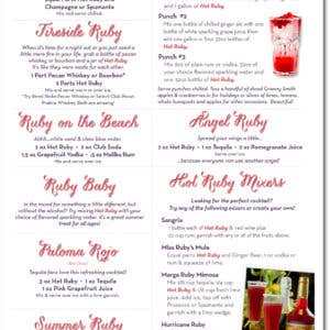 Hot Ruby Cranberry Cider - Wholesale Cocktail Mix/Syrup - Hot Ruby Cranberry Cider6