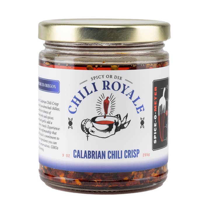 Chili Royale Calabrian Chili Crisp 9oz. for wholesale by Chili Royale