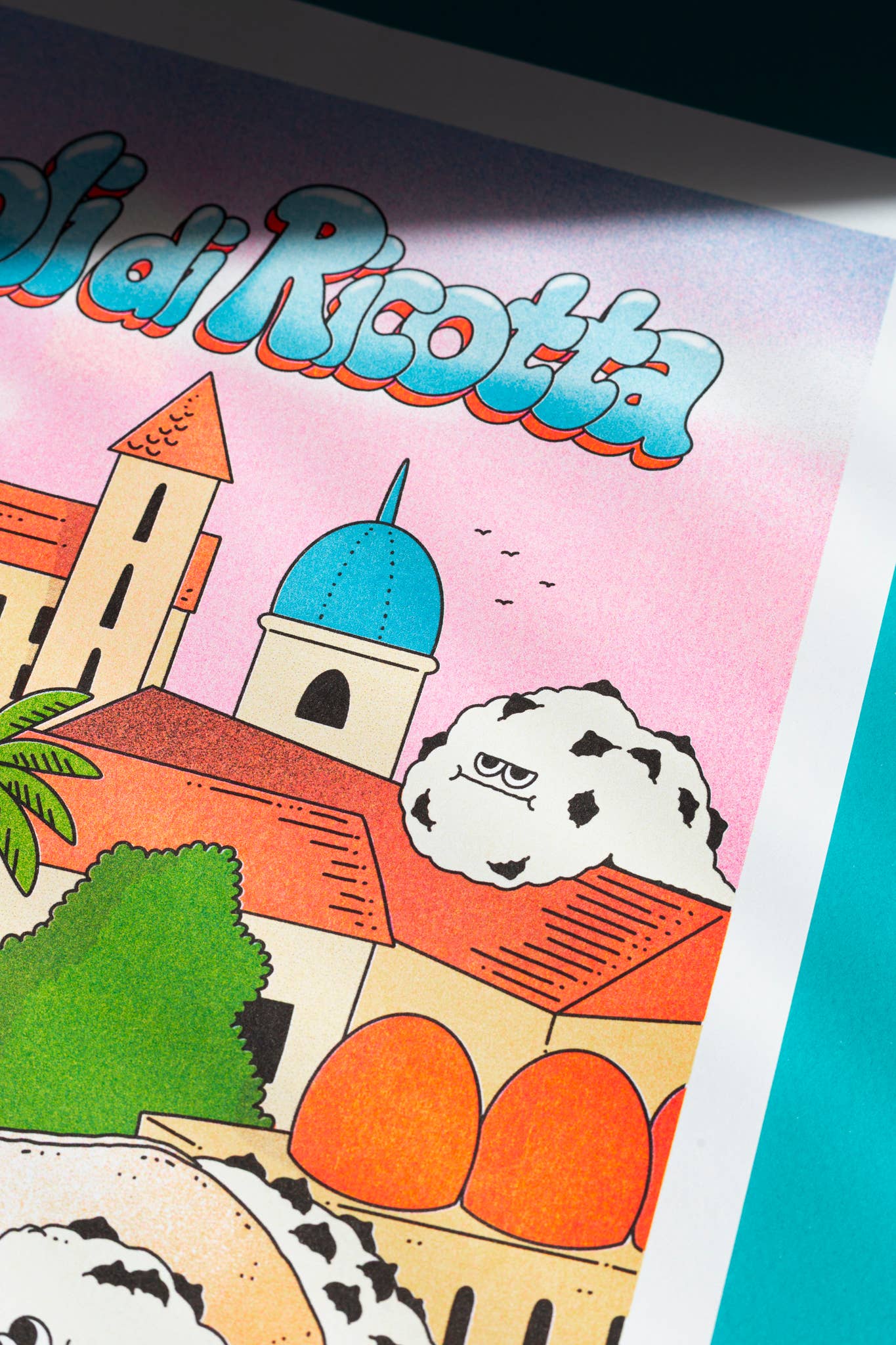 KIBLIND Atelier - Wholesale Poster - A3 Print - Ricotta Cannoli in Palermo - Lauren Martin4