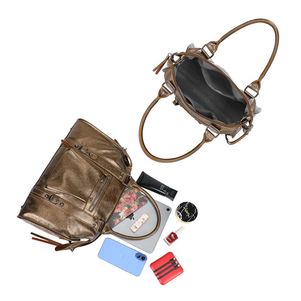 Gallantry - Wholesale Purse/Bag Accessory - Unisex - Skyla Metallic Medium (R-1979-2A)3