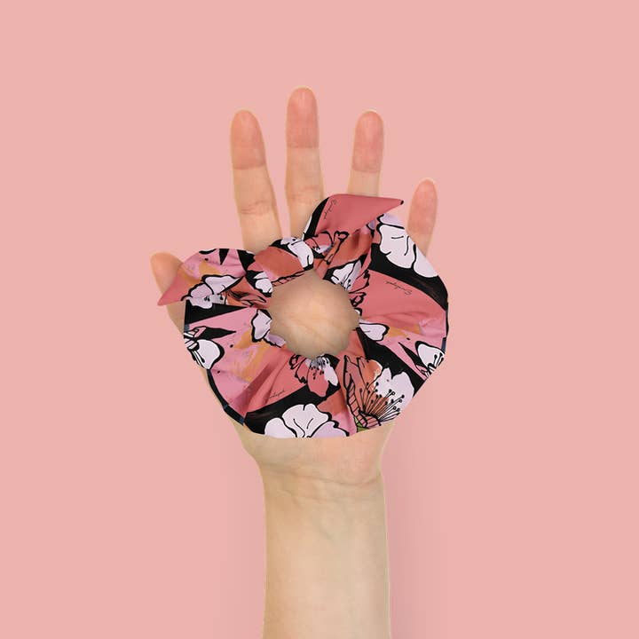 Scrunchie Hårelastik Pæoner for engroshandel hos Enveloped