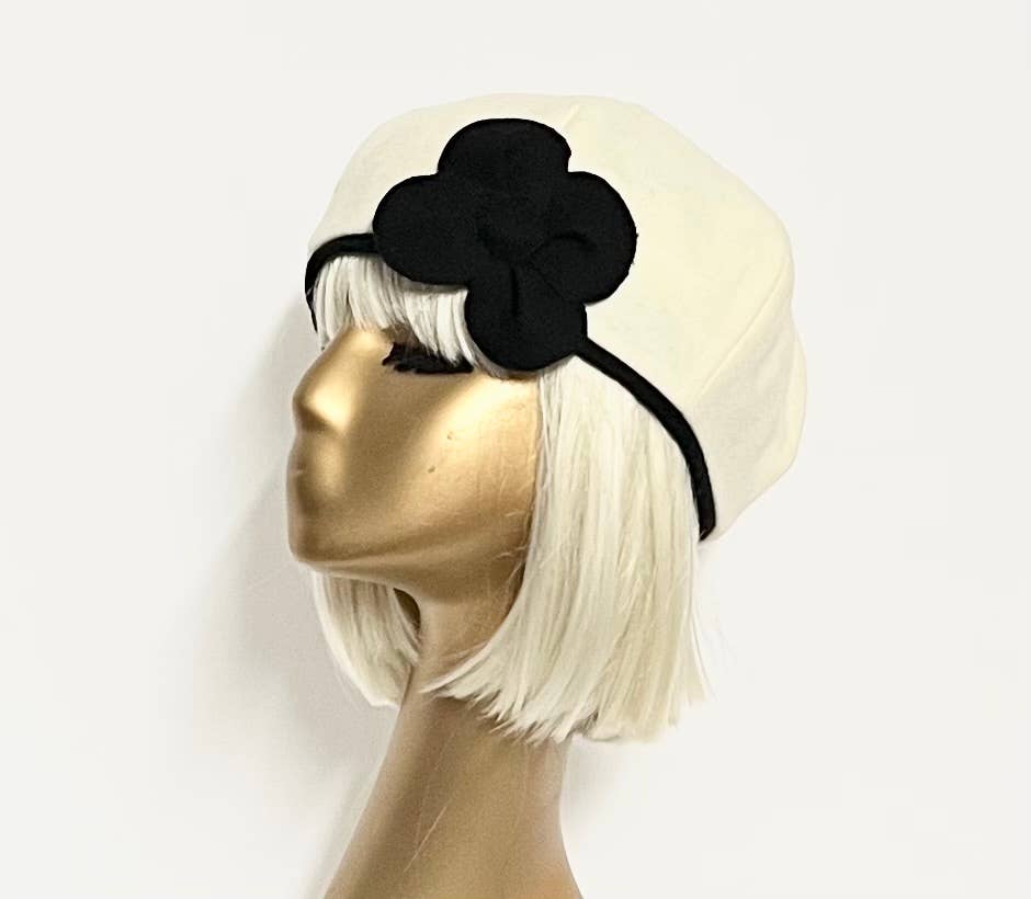 Bella Starr - Wholesale Beret - Women's - Wool Beret Flower1