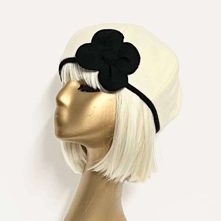 Bella Starr - Wholesale Beret - Women's - Wool Beret Flower1