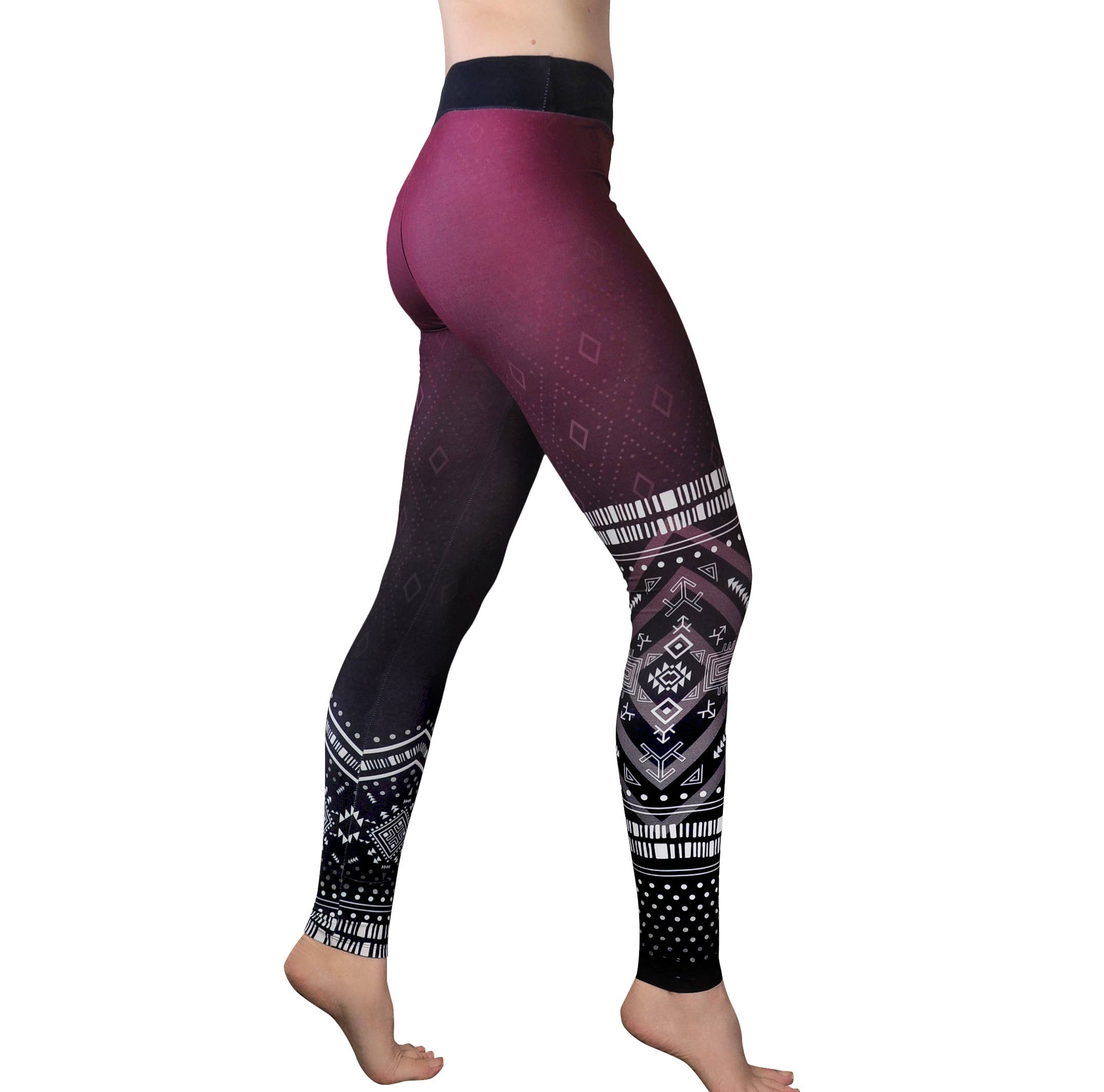 Comfy Yoga - Vendita all'ingrosso Leggings sportivi/loungewear - Donna - «Spirit» - Leggings da yoga leggeri stampati per donna3