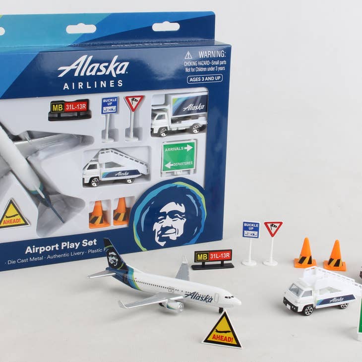 Alaska airlines top toy airplane