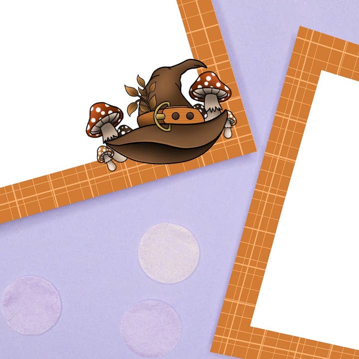 LorenaxAngelina - Wholesale Notepad - Autumn Witch Notepad/ Witchy Halloween Case2