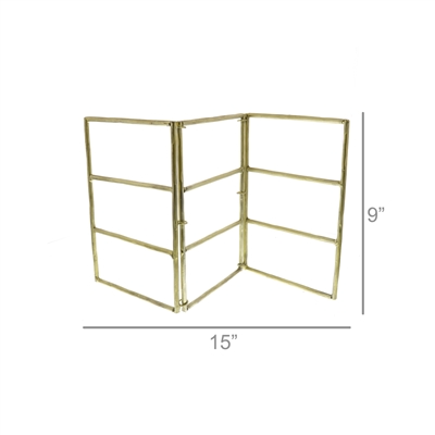 HomArt - Wholesale Jewelry Stand & Display - Maddox Forged Iron Jewelry Hinged Display - 9 - Brass1