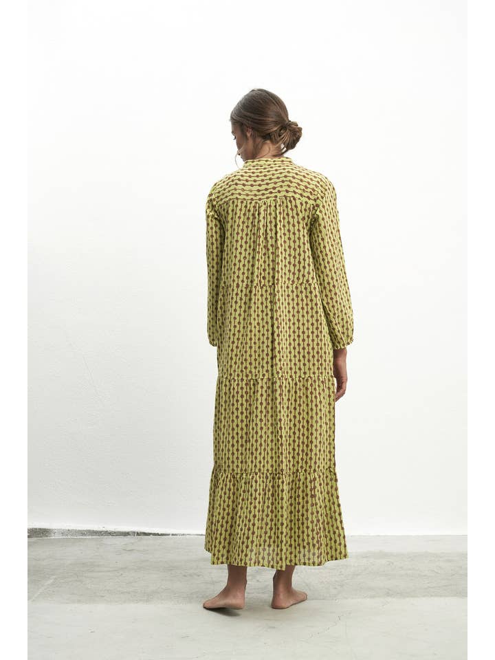 PAR&ESCALA - Wholesale Dress - Women's - CLEO GREEN DRESS2