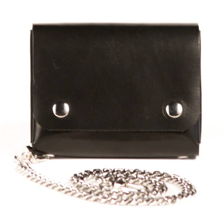 Portefeuille de camionneur : Noir doux pour la vente par LOUISE GOODS