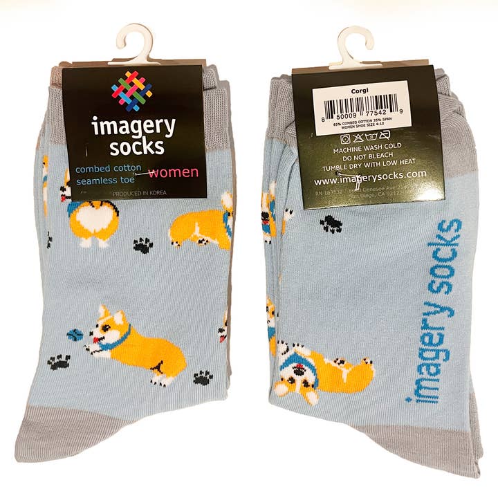 Imagery Socks - Wholesale Socks - Women's - Women's Corgi Socks3
