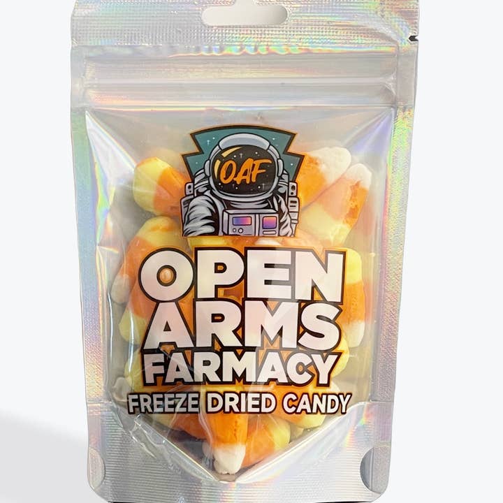 Open Arms Farmacy gevriesdroogde snoepmaïs 2 oz voor wholesale door Open Arms Farmacy