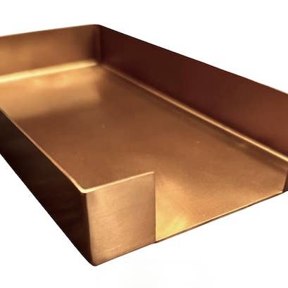 Vermessingter Gästehandtuchhalter für den Großhandel von Lined Design