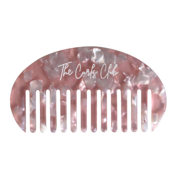 Blush Pink haarkam voor wholesale door The Curls Club