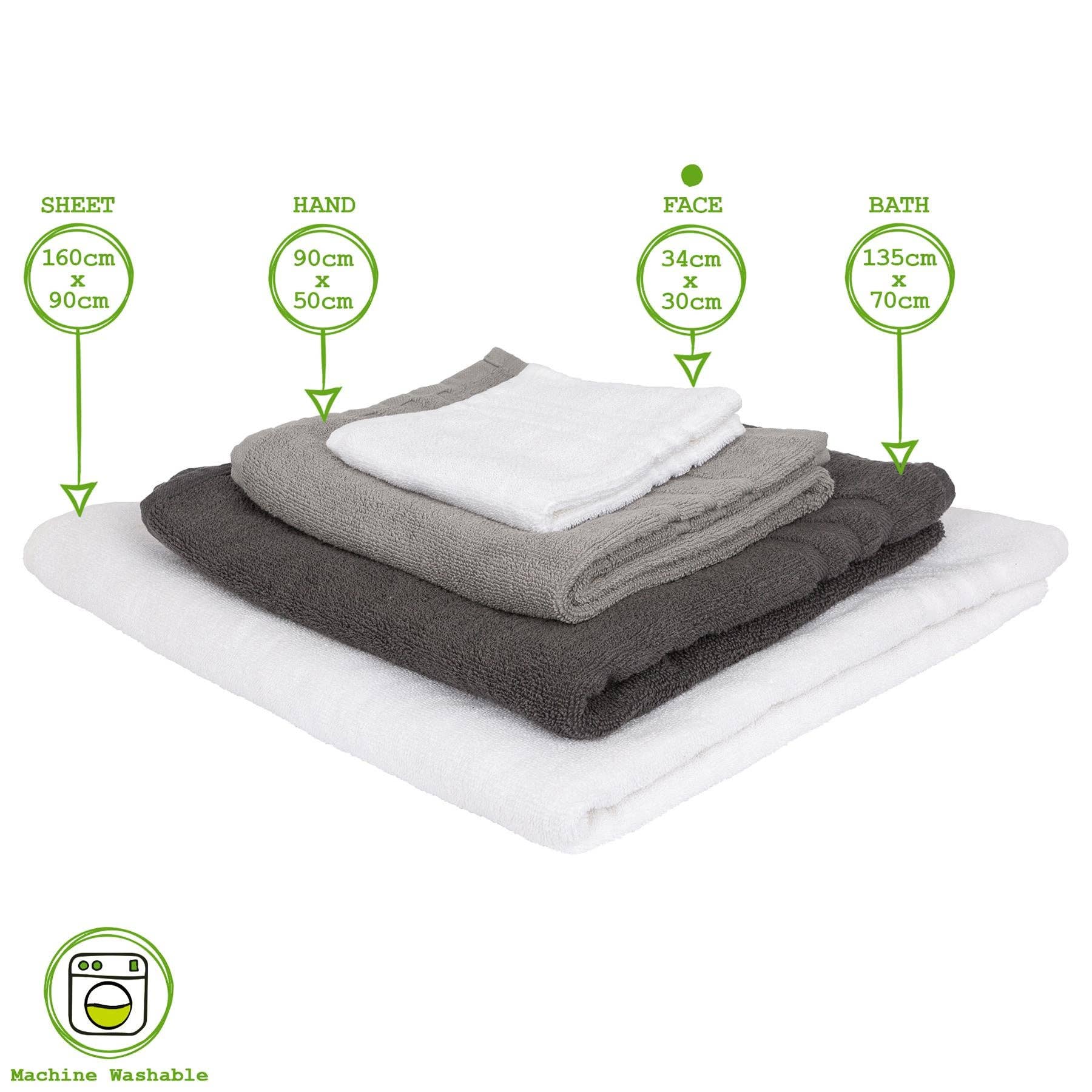 Rinkit Ltd - Vente Gant de toilette - Gant de toilette en coton 30 cm x 30 cm8