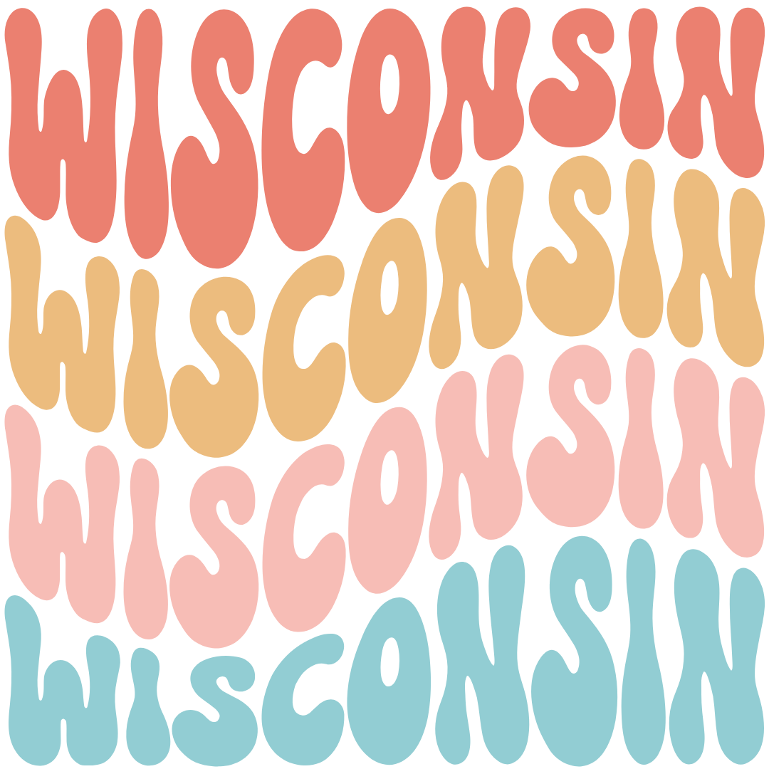 Daisy Mae Designs - Vente Aimants - Tous les 50 États Aimant Fort Acrylique Police Rétro – 2"x2"47