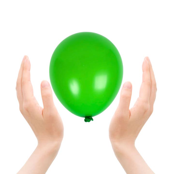 Treasures Gifted - Wholesale Balloon - Bright Green Balloons - 5 Inch Latex Balloons