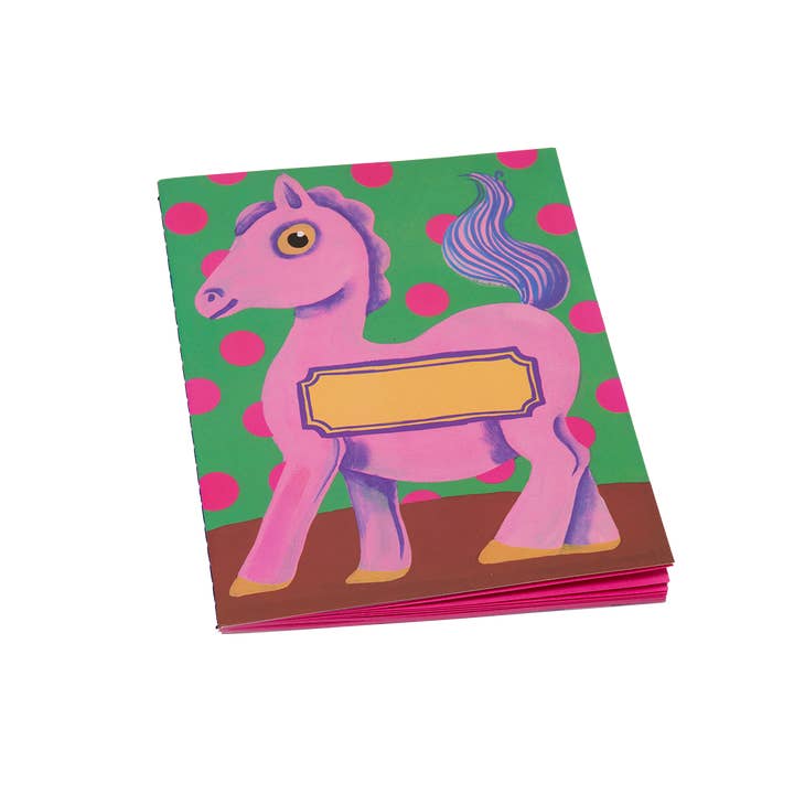 gentle thrills - Wholesale Notebook - pink pony notebook