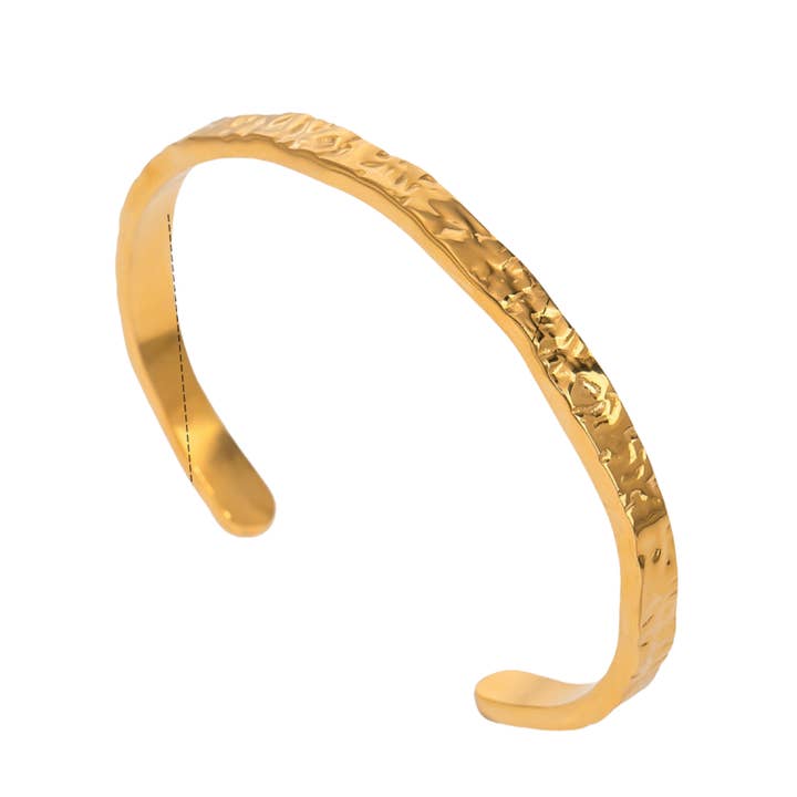 Hammered Resort Bangle for wholesale by MOOD