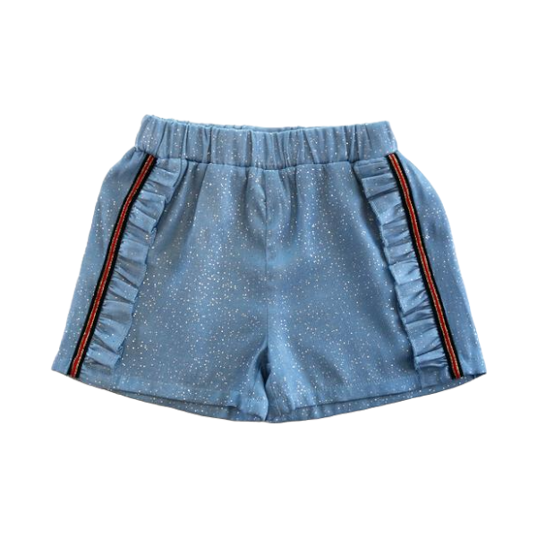 Doe a Dear - Wholesale Shorts - Kids - S50 13039-B Ruffled Trims Shorts (2 Colors)4