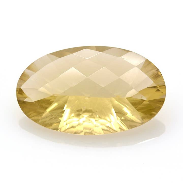 23.89ct Citrino Talla Ovalada Cóncavo Damero para venta al por mayor de Naturjoya
