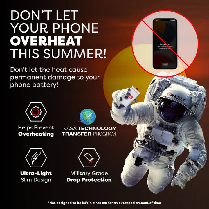 PHOOZY - Wholesale Phone Case - Unisex - Apollo Series Thermal Phone Case - Extends Battery Life 3X10