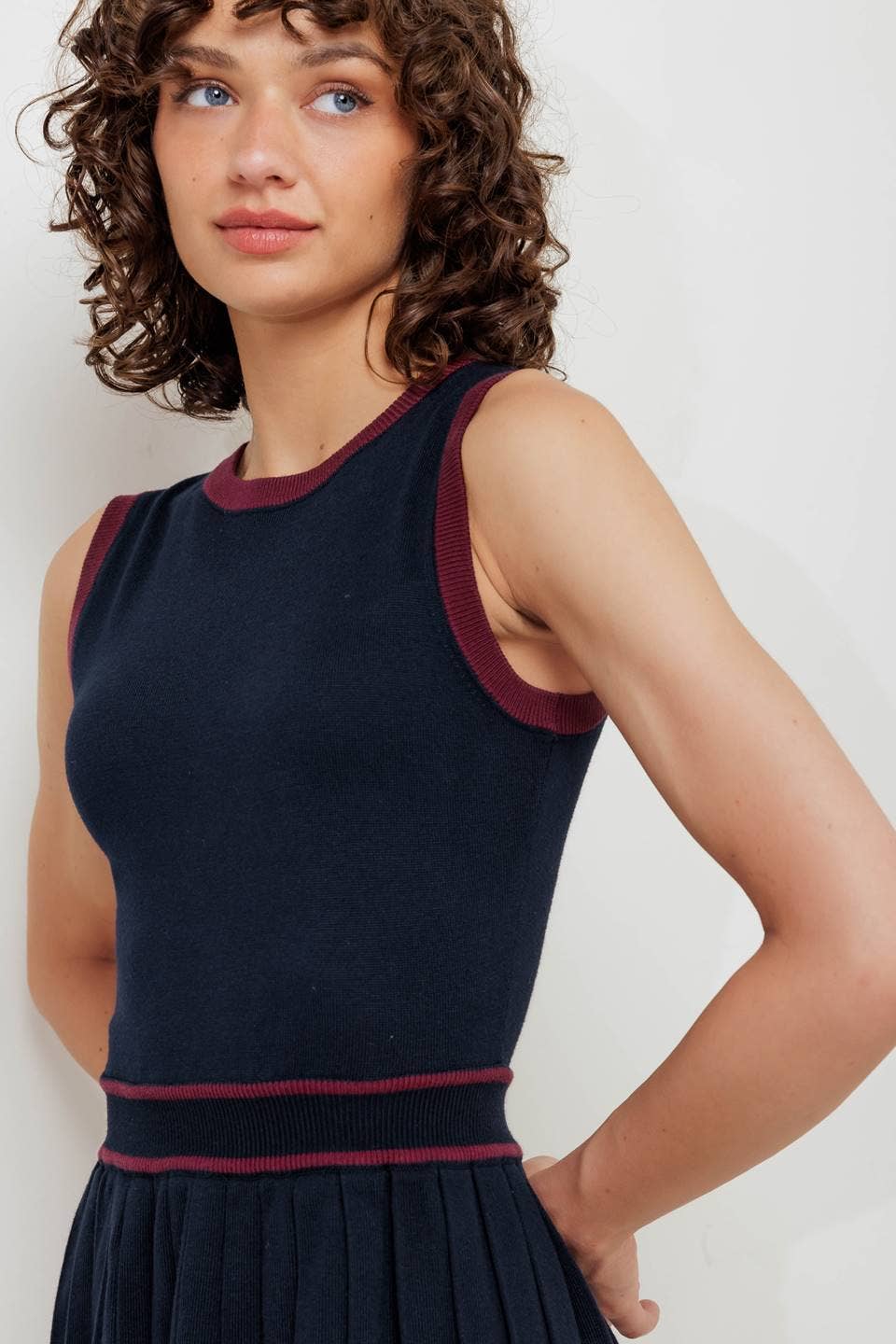 MARINE Een gebreide mini-jurk - FSW1369 voor groothandel op Faire6