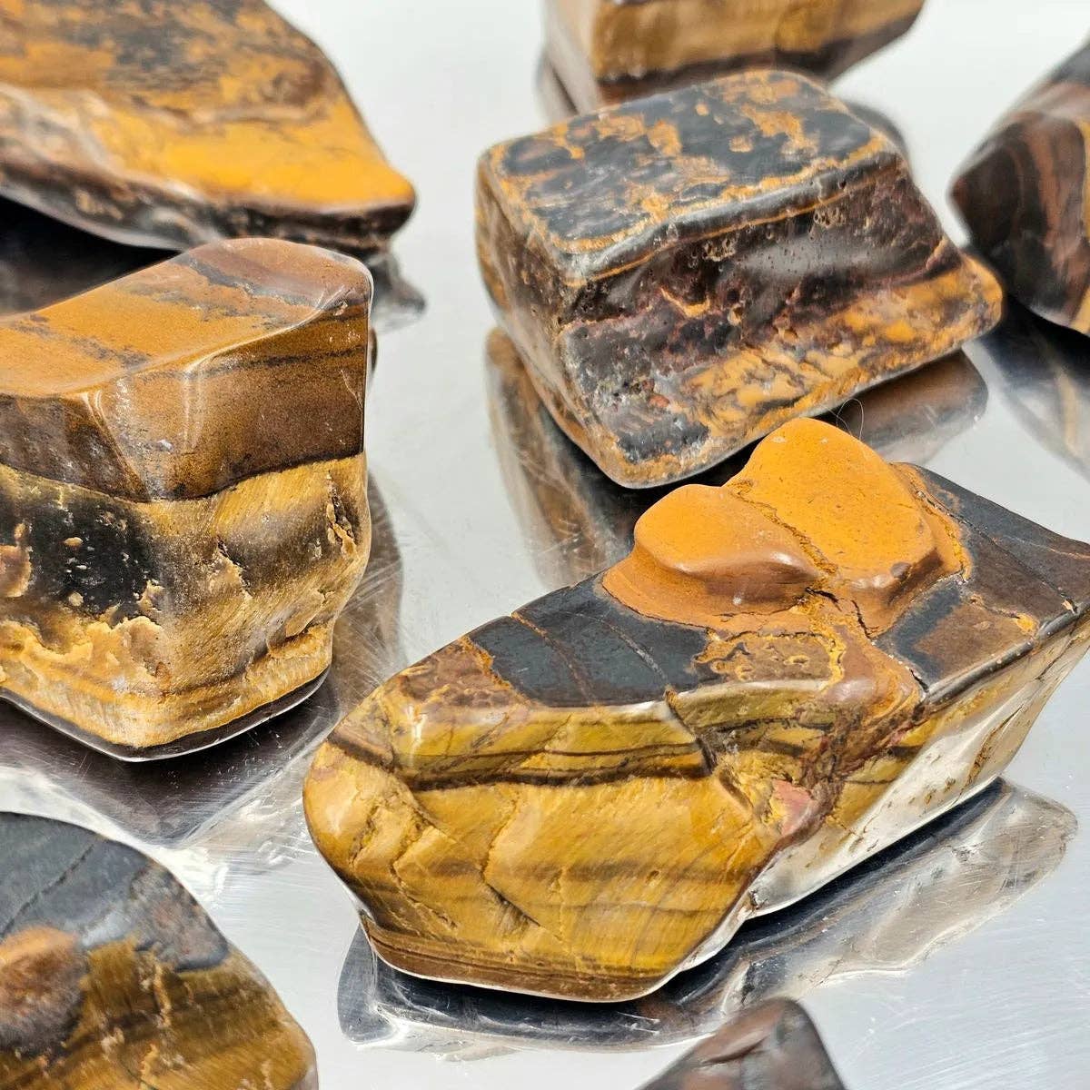 Distinction Crystals - Wholesale Spiritual Stone/Crystal - Unique Natural Tigers Eye Crystals Fully Polished0