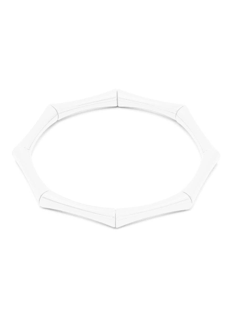 ZENZII Jewelry - Wholesale Link & Chain Bracelet - Enamel Bamboo-Style Stretch Bracelet2