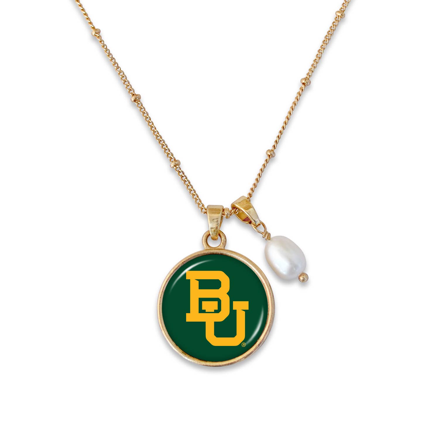 From The Heart - Wholesale Pendant/Charm Necklace - Baylor Bears Diana Necklace0