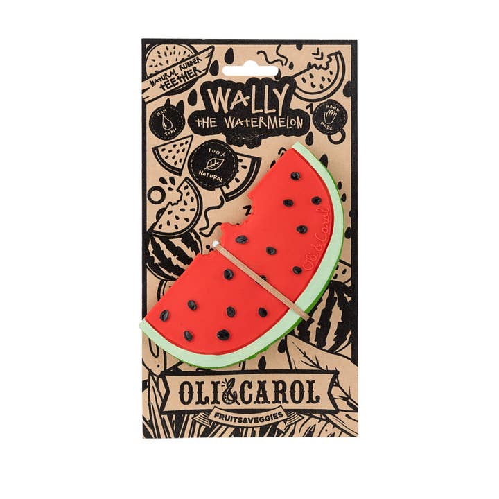 Oli & Carol - Wholesale Teether (Not Clip-On) - Baby - Wally the Watermelon1