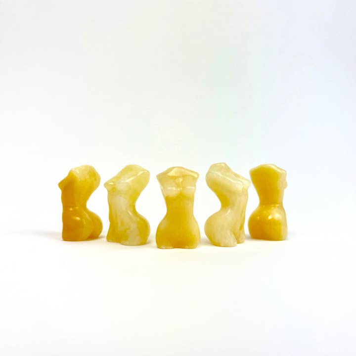 Pelham Grayson Rose - Wholesale Spiritual Stone/Crystal - Mini Female Forms | 30mm | Single